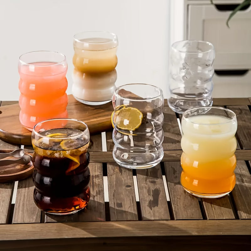 Monograph™ Bubble Glass Tumbler Set