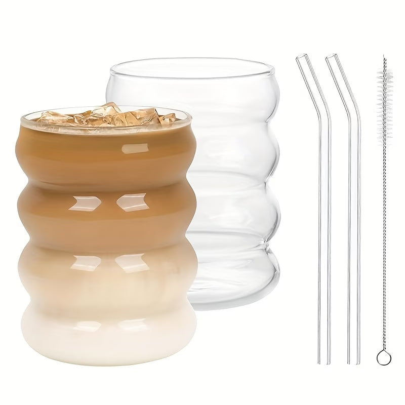 Monograph™ Bubble Glass Tumbler Set